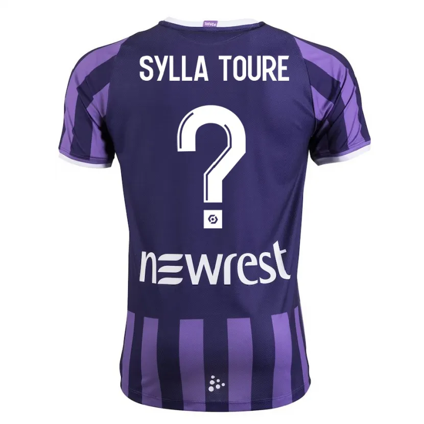 Danxen Niño Camiseta Ismael Sylla Touré #0 Morado 2ª Equipación 2023/24 La Camisa