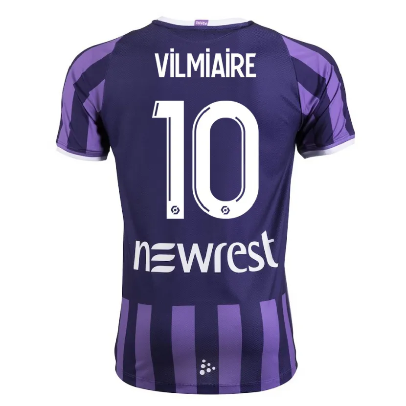 Danxen Niño Camiseta Kelly Vilmiaire #10 Morado 2ª Equipación 2023/24 La Camisa