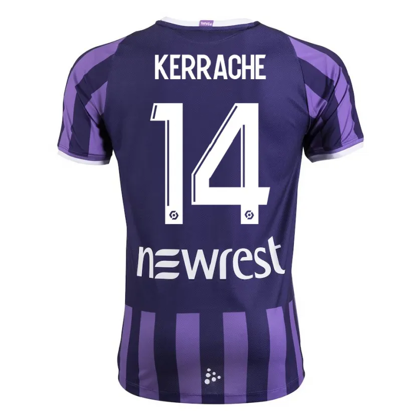 Danxen Niño Camiseta Marina Kerrache #14 Morado 2ª Equipación 2023/24 La Camisa