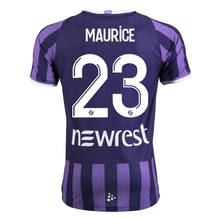 Danxen Niño Camiseta Sandra Maurice #23 Morado 2ª Equipación 2023/24 La Camisa