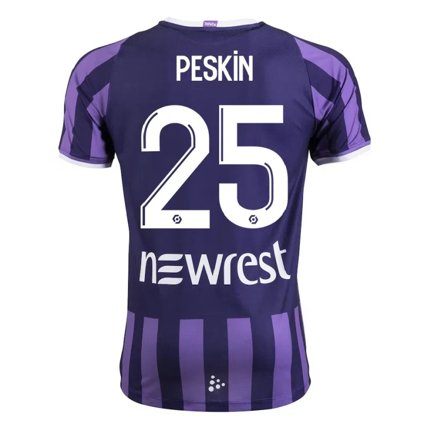 Danxen Niño Camiseta Kelso Peskin #25 Morado 2ª Equipación 2023/24 La Camisa