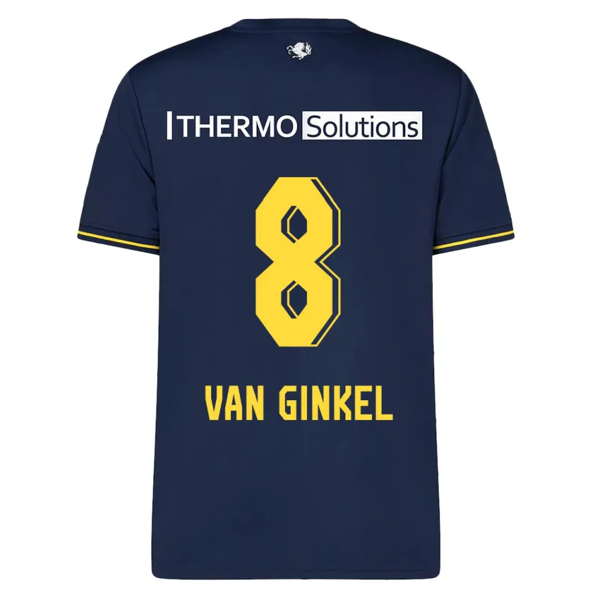 Danxen Niño Camiseta Danique Van Ginkel #8 Armada 2ª Equipación 2023/24 La Camisa