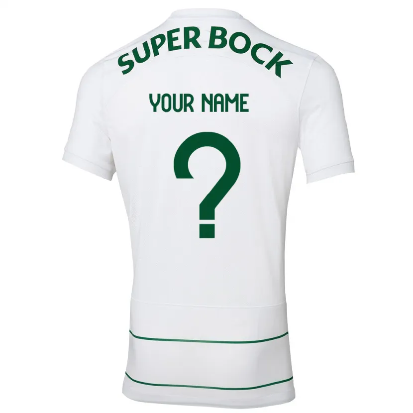 Danxen Niño Camiseta Su Nombre #0 Blanco 2ª Equipación 2023/24 La Camisa