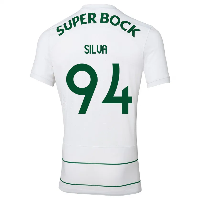 Danxen Niño Camiseta Pedro Silva #94 Blanco 2ª Equipación 2023/24 La Camisa