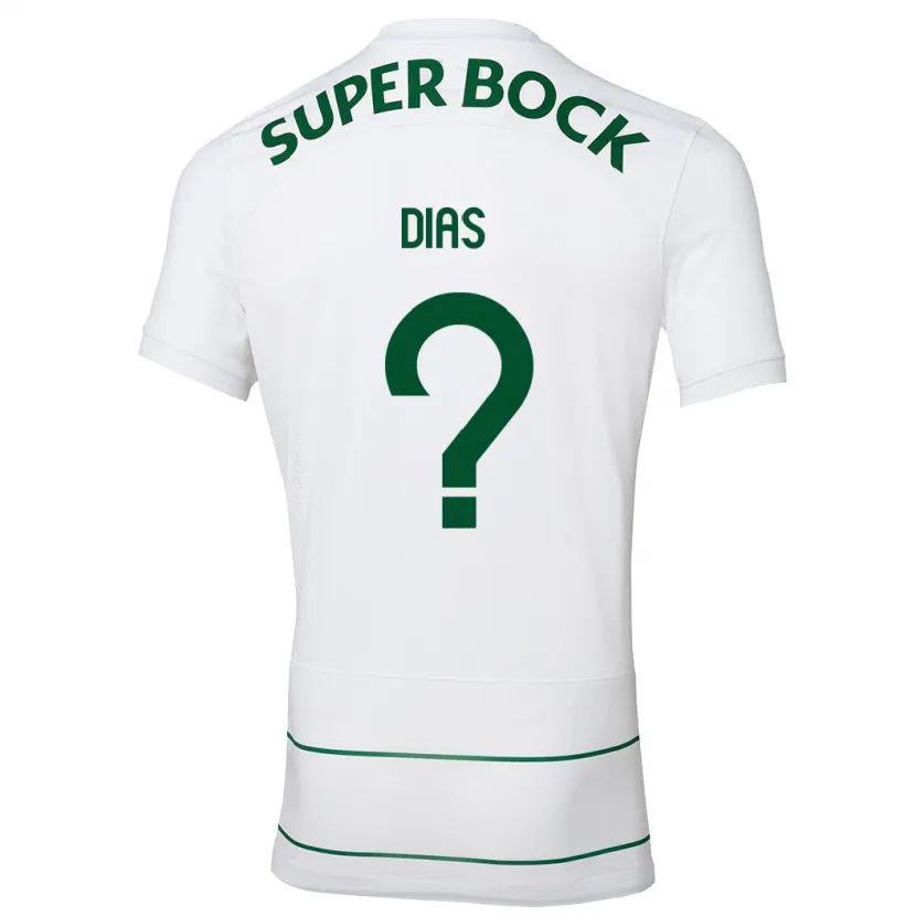 Danxen Niño Camiseta Rodrigo Dias #0 Blanco 2ª Equipación 2023/24 La Camisa