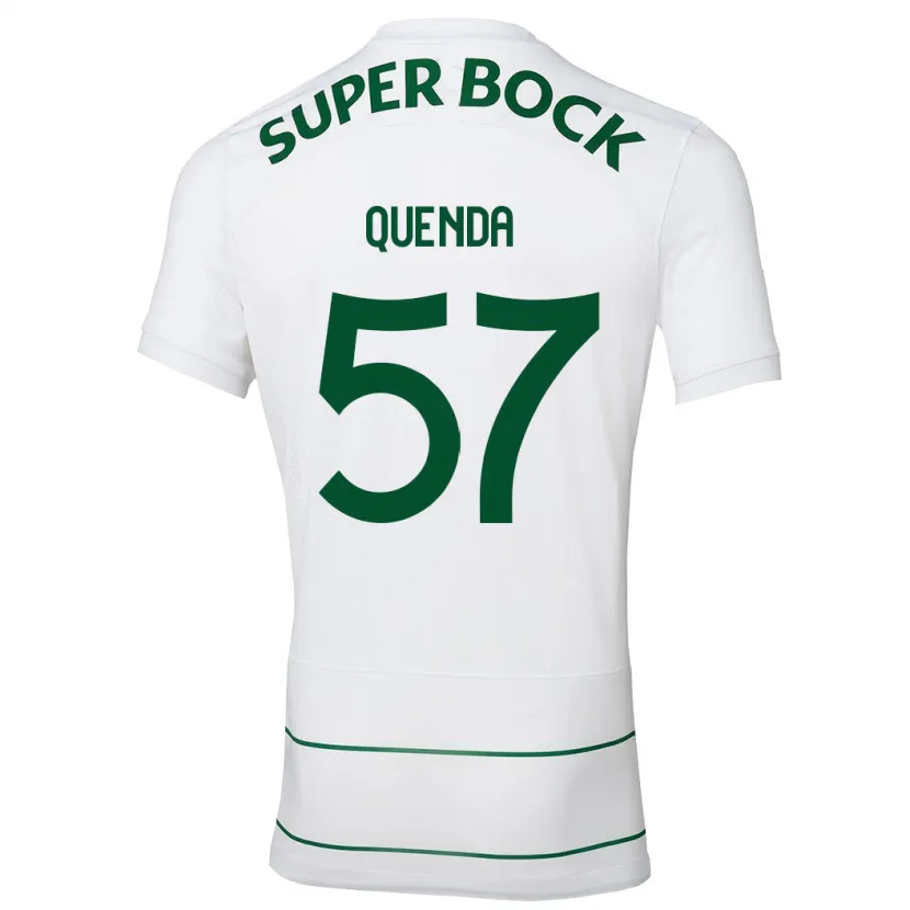 Danxen Niño Camiseta Geovany Quenda #57 Blanco 2ª Equipación 2023/24 La Camisa