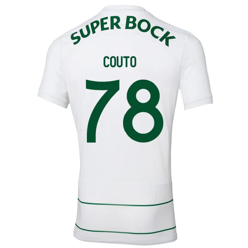 Danxen Niño Camiseta Mauro Couto #78 Blanco 2ª Equipación 2023/24 La Camisa