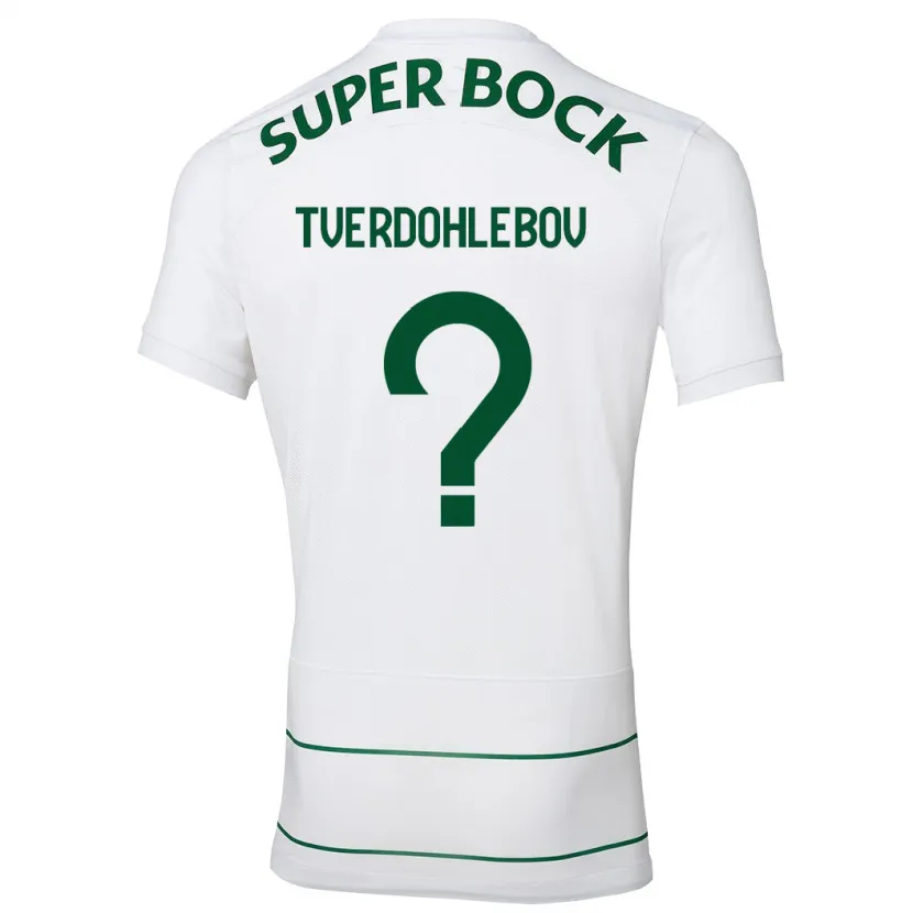 Danxen Niño Camiseta Alex Tverdohlebov #0 Blanco 2ª Equipación 2023/24 La Camisa