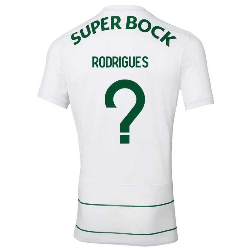 Danxen Niño Camiseta João Rodrigues #0 Blanco 2ª Equipación 2023/24 La Camisa