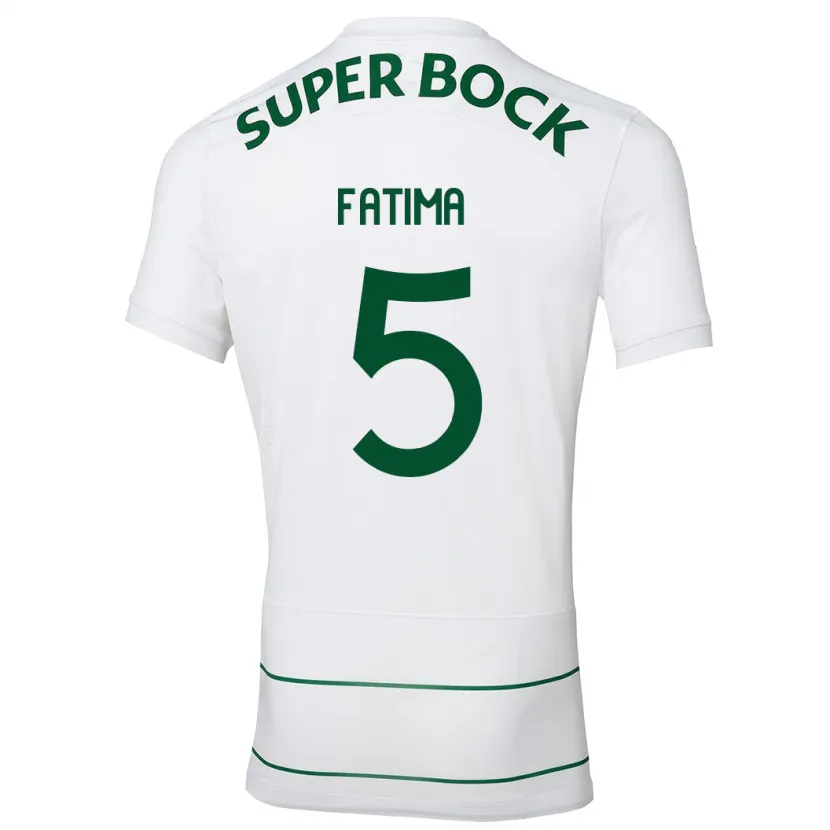 Danxen Niño Camiseta Francisca Fatima Aquino Dutra #5 Blanco 2ª Equipación 2023/24 La Camisa