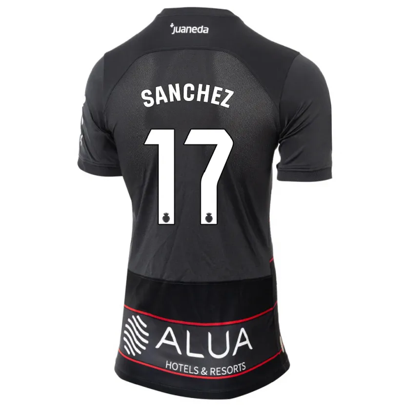 Danxen Niño Camiseta Avelino Sánchez #17 Negro 2ª Equipación 2023/24 La Camisa