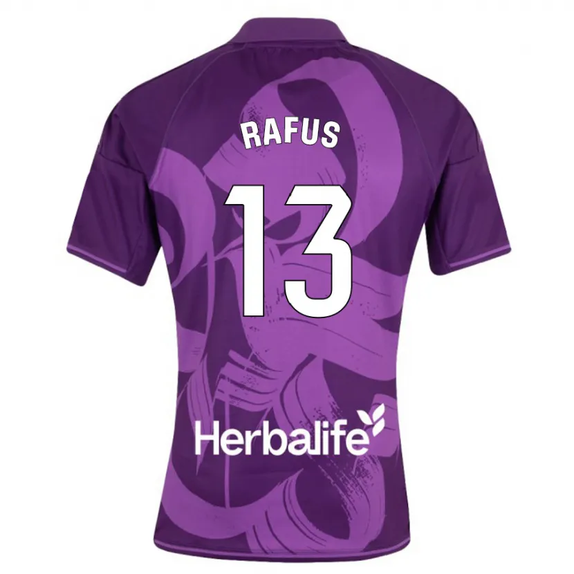 Danxen Niño Camiseta Arnau Rafús #13 Violeta 2ª Equipación 2023/24 La Camisa