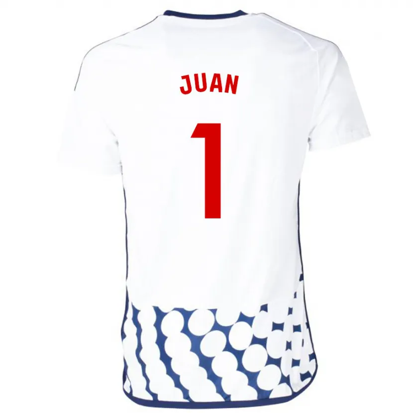 Danxen Niño Camiseta Ramón Juan #1 Blanco 2ª Equipación 2023/24 La Camisa