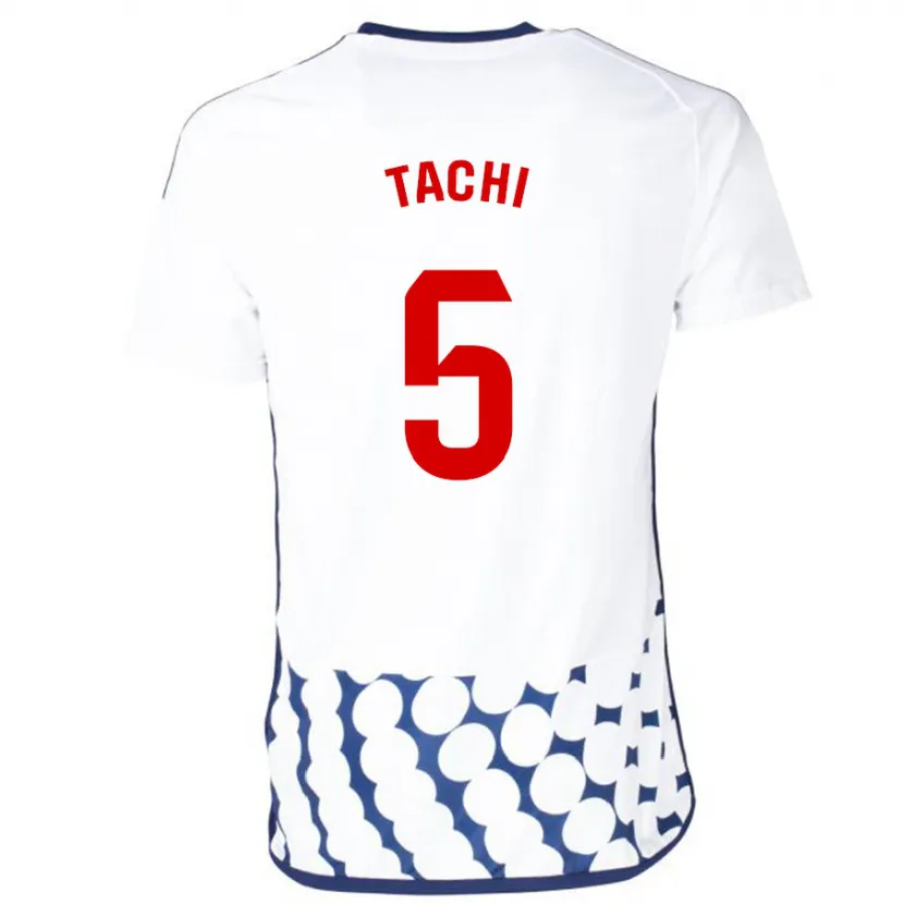 Danxen Niño Camiseta Tachi #5 Blanco 2ª Equipación 2023/24 La Camisa