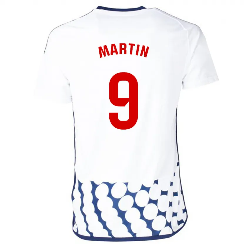 Danxen Niño Camiseta Carlos Martín #9 Blanco 2ª Equipación 2023/24 La Camisa