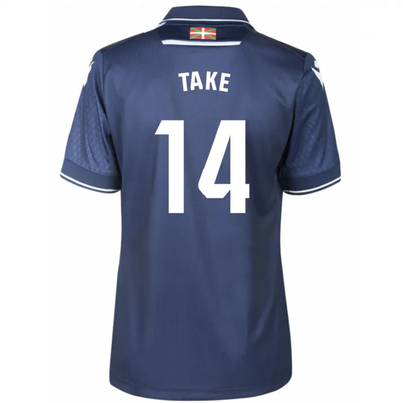 Danxen Niño Camiseta Takefusa Kubo #14 Armada 2ª Equipación 2023/24 La Camisa