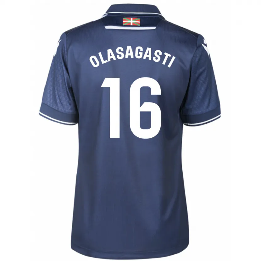 Danxen Niño Camiseta Jon Ander Olasagasti #16 Armada 2ª Equipación 2023/24 La Camisa