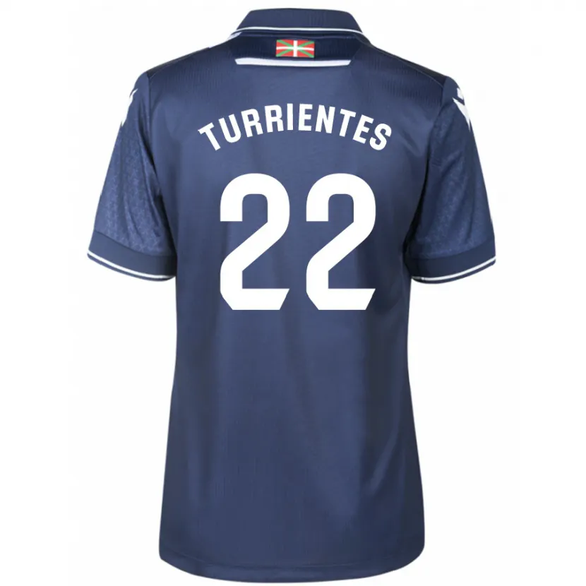 Danxen Niño Camiseta Beñat Turrientes #22 Armada 2ª Equipación 2023/24 La Camisa