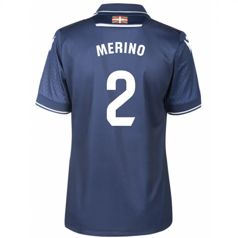 Danxen Niño Camiseta Jon Merino #2 Armada 2ª Equipación 2023/24 La Camisa