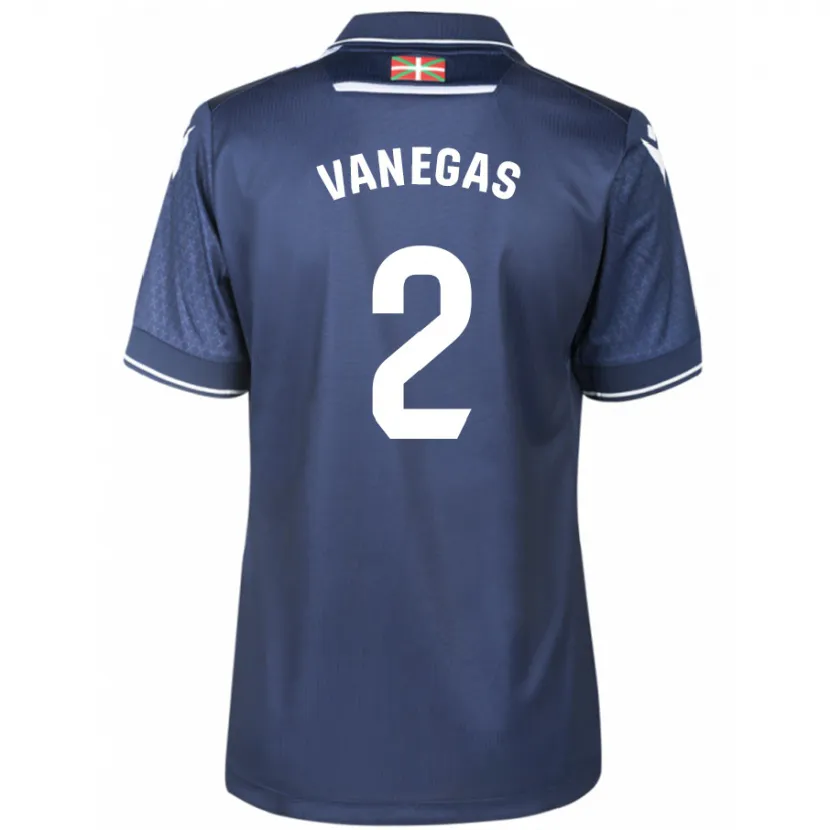 Danxen Niño Camiseta Manuela Vanegas Cataño #2 Armada 2ª Equipación 2023/24 La Camisa