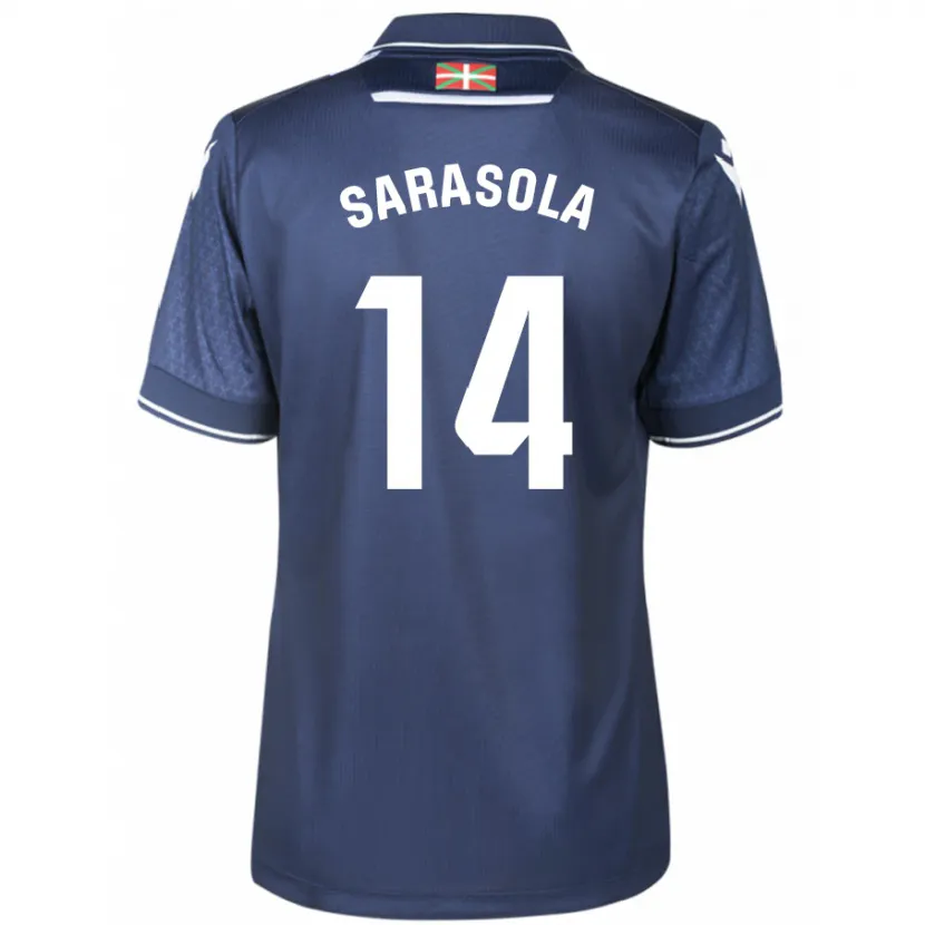 Danxen Niño Camiseta Izarne Sarasola Beain #14 Armada 2ª Equipación 2023/24 La Camisa