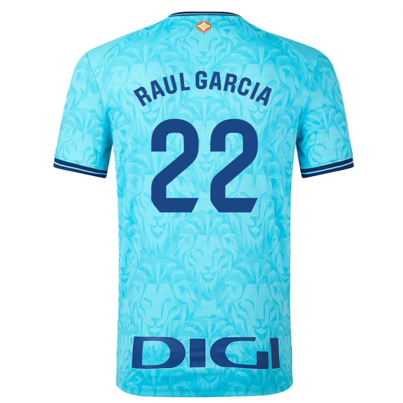 Danxen Niño Camiseta Raúl García #22 Cielo Azul 2ª Equipación 2023/24 La Camisa