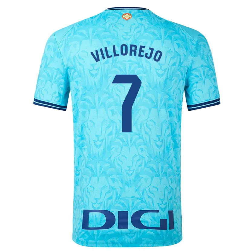 Danxen Niño Camiseta Ardaitz Villorejo #7 Cielo Azul 2ª Equipación 2023/24 La Camisa