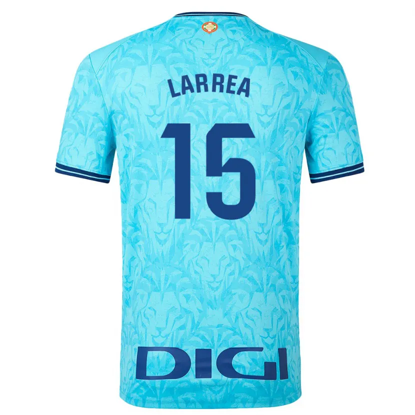 Danxen Niño Camiseta Beñat Larrea #15 Cielo Azul 2ª Equipación 2023/24 La Camisa