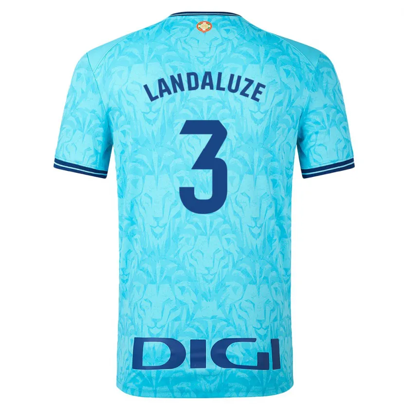 Danxen Niño Camiseta Naia Landaluze Marquínez #3 Cielo Azul 2ª Equipación 2023/24 La Camisa