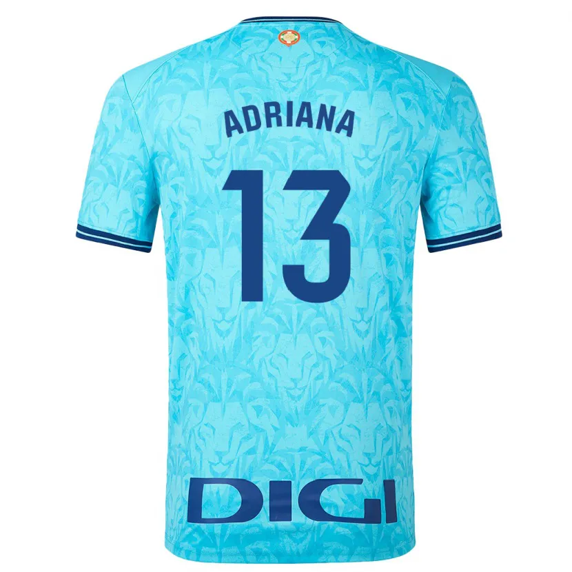 Danxen Niño Camiseta Adriana Nanclares Romero #13 Cielo Azul 2ª Equipación 2023/24 La Camisa