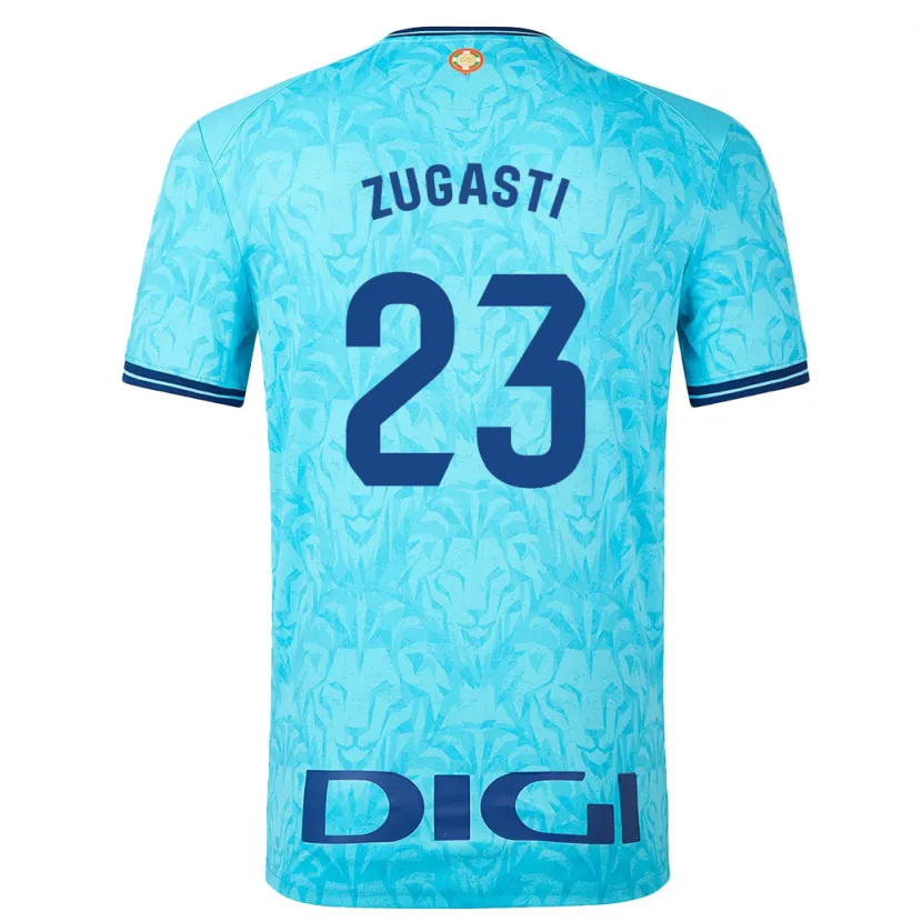 Danxen Niño Camiseta Patricia Zugasti Oses #23 Cielo Azul 2ª Equipación 2023/24 La Camisa