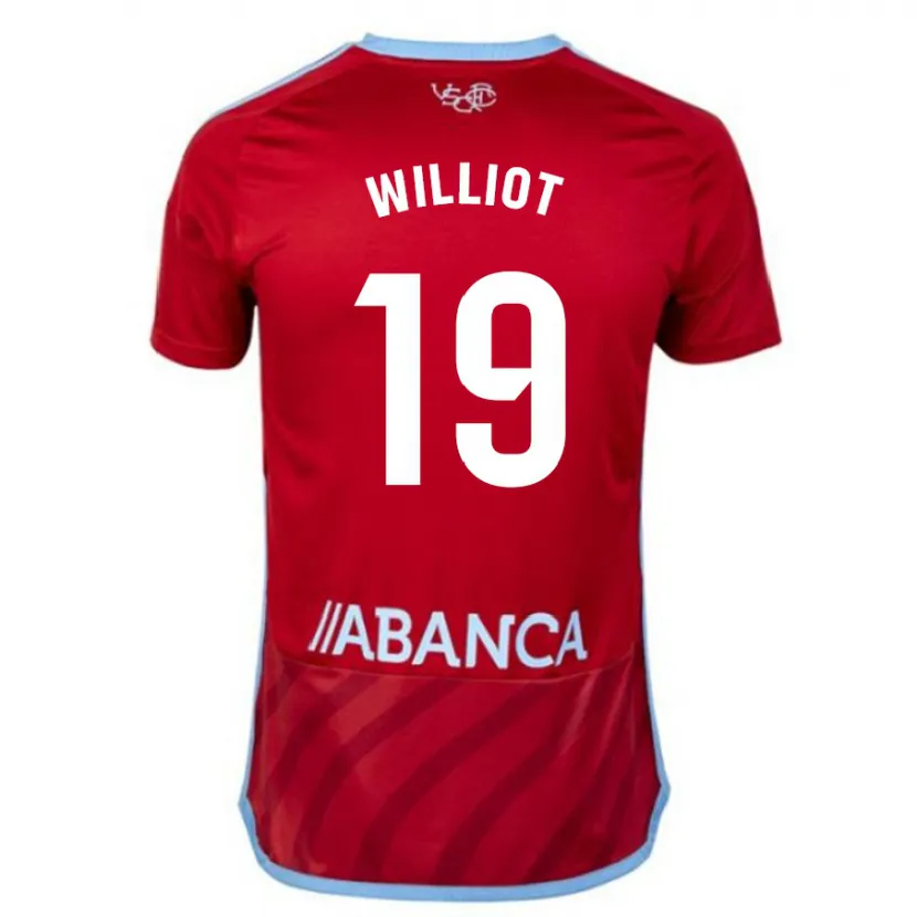 Danxen Niño Camiseta Williot Swedberg #19 Rojo 2ª Equipación 2023/24 La Camisa