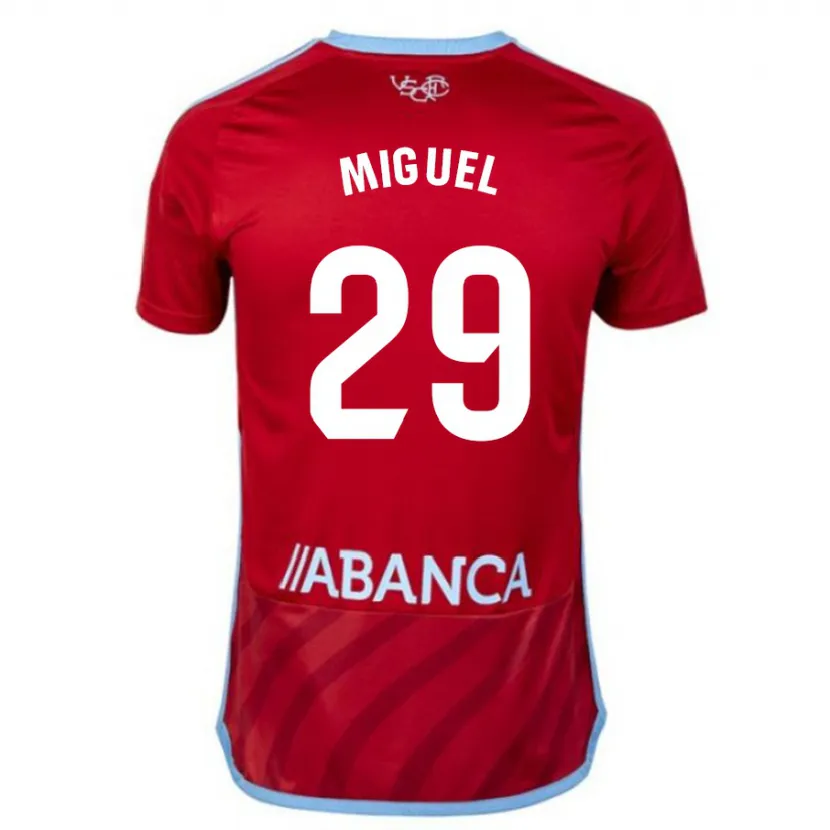 Danxen Niño Camiseta Miguel Rodríguez #29 Rojo 2ª Equipación 2023/24 La Camisa