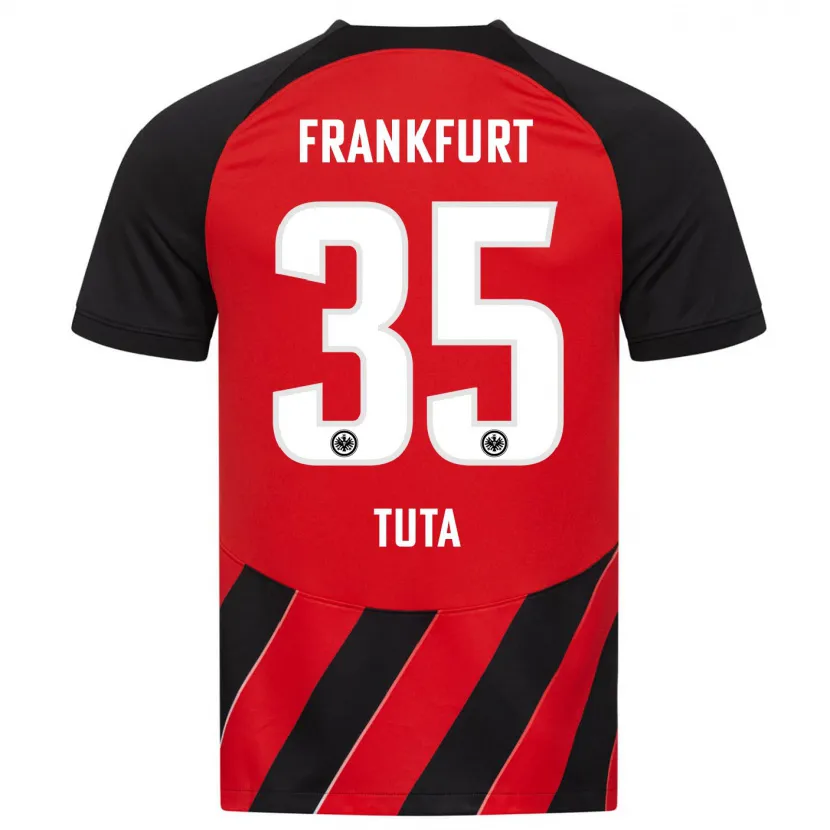 Danxen Hombre Camiseta Tuta #35 Negro Rojo 1ª Equipación 2023/24 La Camisa