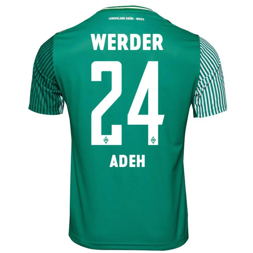 Danxen Hombre Camiseta Bob-Ignatius Adeh #24 Verde 1ª Equipación 2023/24 La Camisa