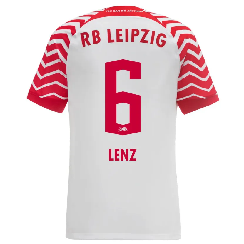 Danxen Hombre Camiseta Elias Lenz #6 Blanco 1ª Equipación 2023/24 La Camisa