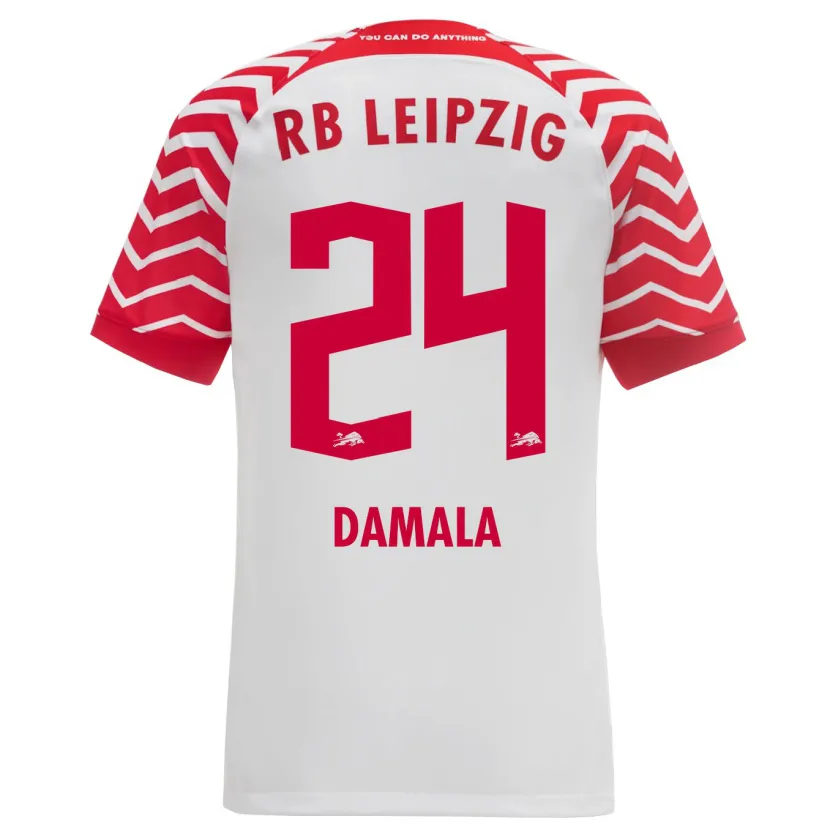 Danxen Hombre Camiseta Bilal Damala #24 Blanco 1ª Equipación 2023/24 La Camisa