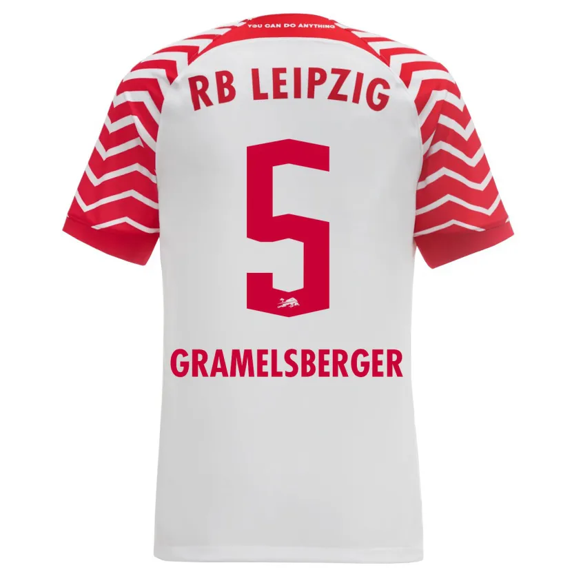 Danxen Hombre Camiseta Lennert Gramelsberger #5 Blanco 1ª Equipación 2023/24 La Camisa