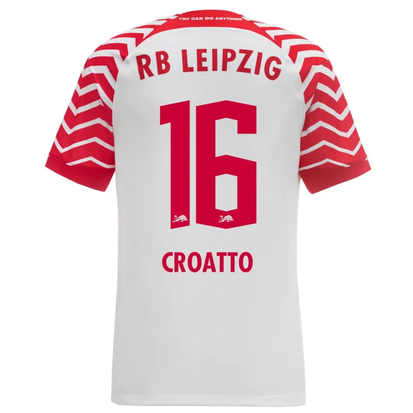 Danxen Hombre Camiseta Michela Croatto #16 Blanco 1ª Equipación 2023/24 La Camisa