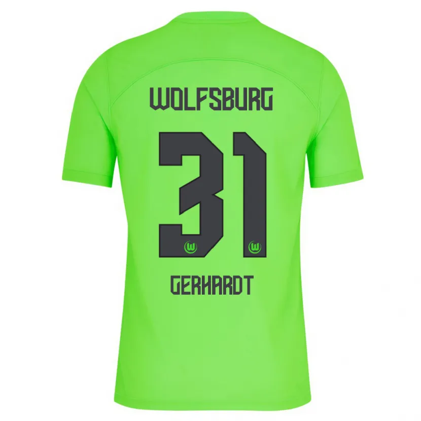 Danxen Hombre Camiseta Yannick Gerhardt #31 Verde 1ª Equipación 2023/24 La Camisa