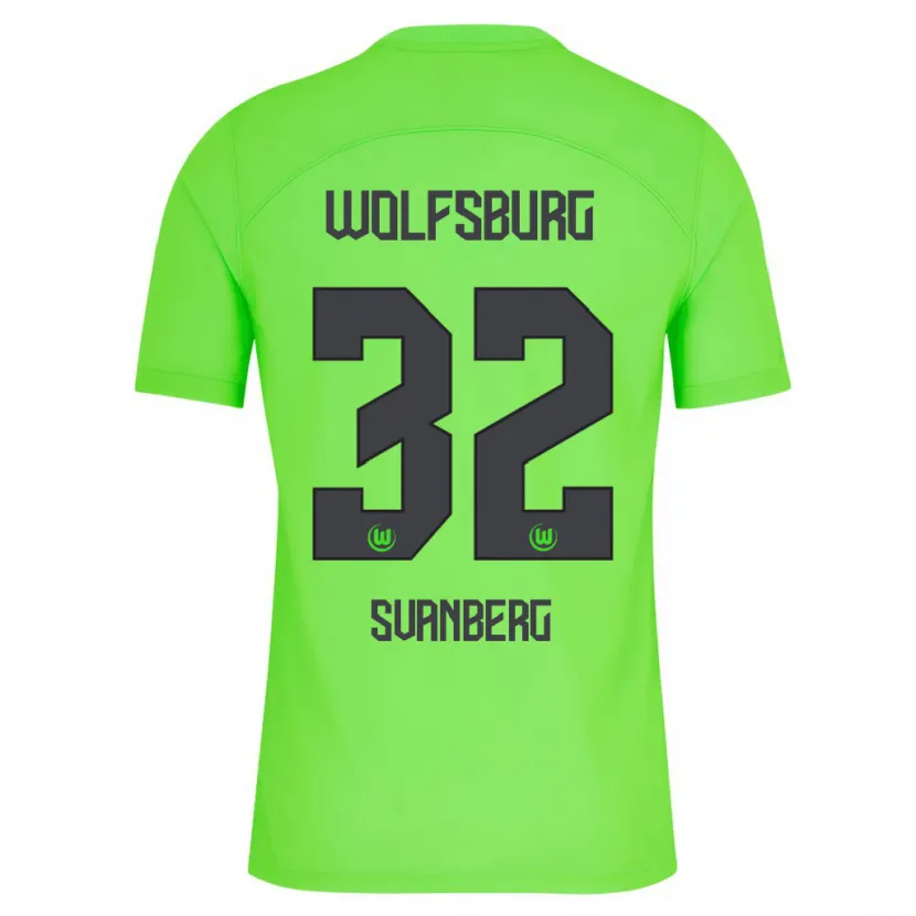 Danxen Hombre Camiseta Mattias Svanberg #32 Verde 1ª Equipación 2023/24 La Camisa