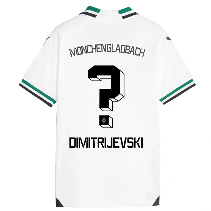 Danxen Hombre Camiseta Maximilian Dimitrijevski #0 Blanco Verde 1ª Equipación 2023/24 La Camisa