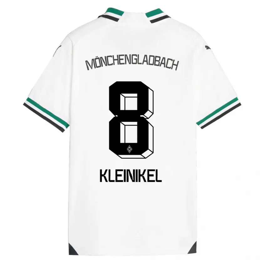 Danxen Hombre Camiseta Nadja Kleinikel #8 Blanco Verde 1ª Equipación 2023/24 La Camisa