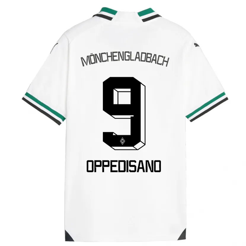 Danxen Hombre Camiseta Valentina Oppedisano #9 Blanco Verde 1ª Equipación 2023/24 La Camisa