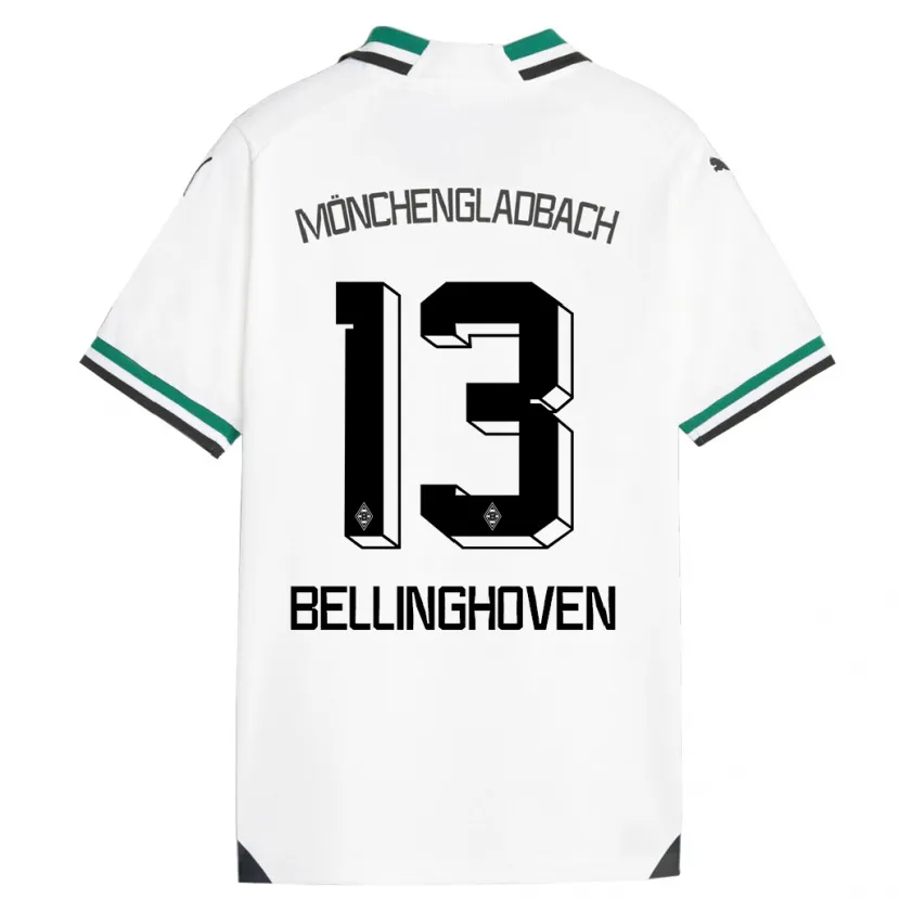 Danxen Hombre Camiseta Christina Bellinghoven #13 Blanco Verde 1ª Equipación 2023/24 La Camisa