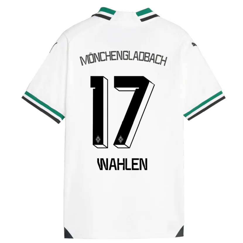 Danxen Hombre Camiseta Vanessa Wahlen #17 Blanco Verde 1ª Equipación 2023/24 La Camisa