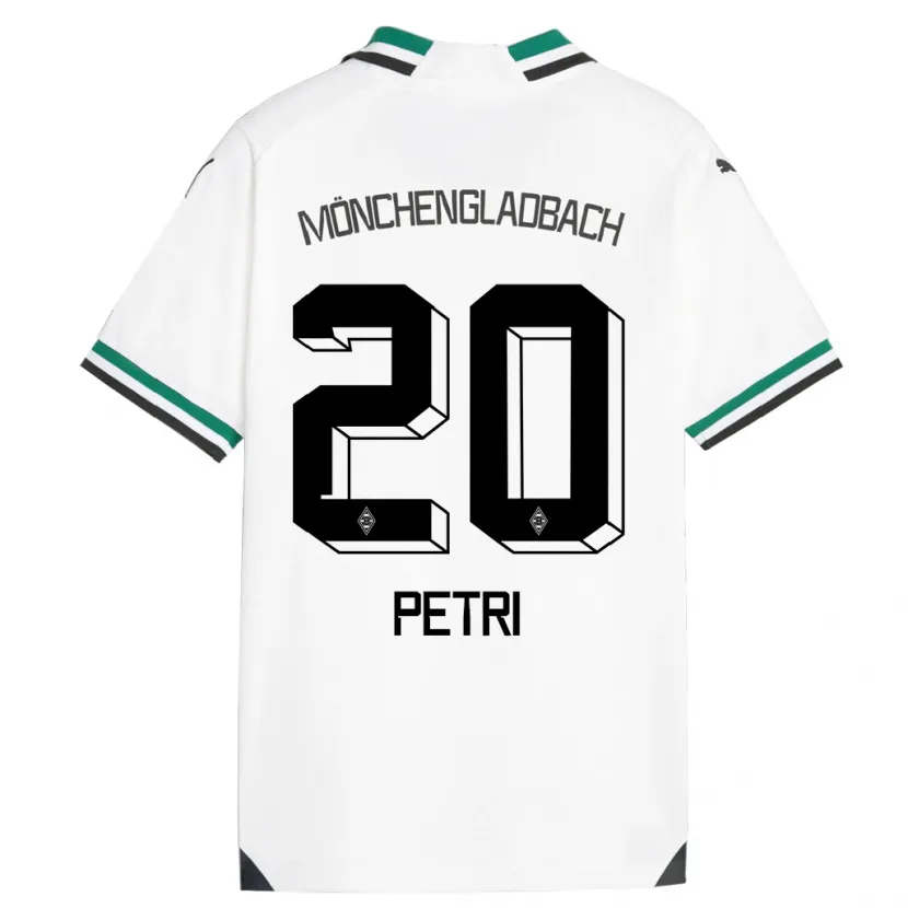 Danxen Hombre Camiseta Paula Petri #20 Blanco Verde 1ª Equipación 2023/24 La Camisa