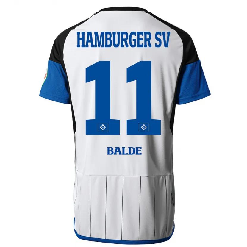 Danxen Hombre Camiseta Fabio Baldé #11 Blanco 1ª Equipación 2023/24 La Camisa