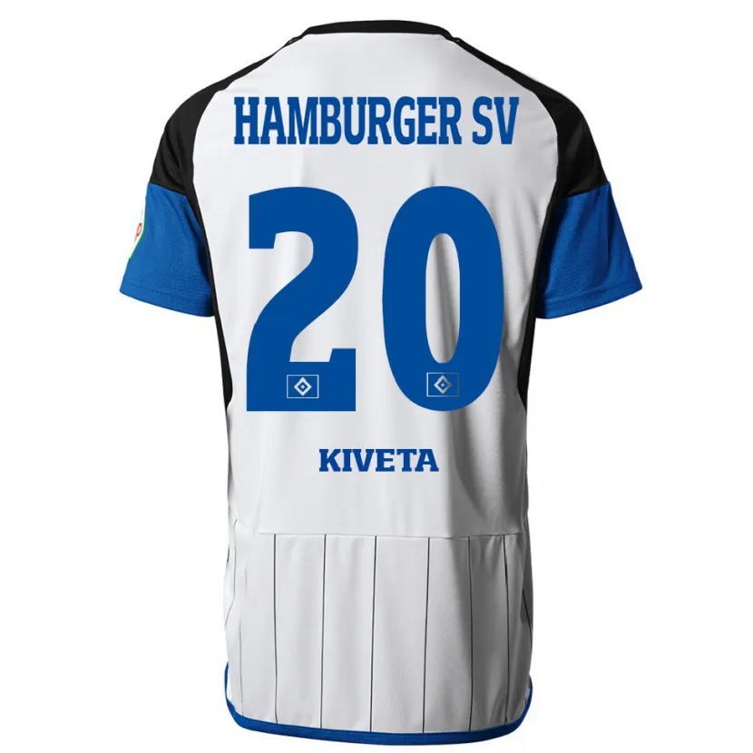 Danxen Hombre Camiseta Glory Kiveta #20 Blanco 1ª Equipación 2023/24 La Camisa