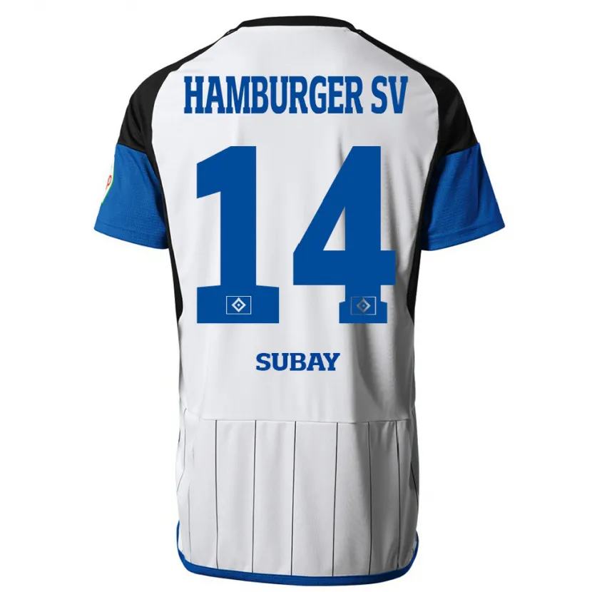 Danxen Hombre Camiseta Okan Özer Subay #14 Blanco 1ª Equipación 2023/24 La Camisa